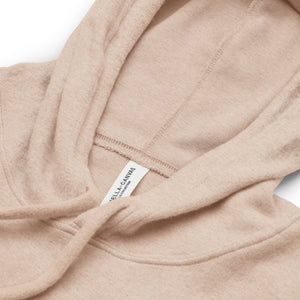 Signature sueded fleece hoodie